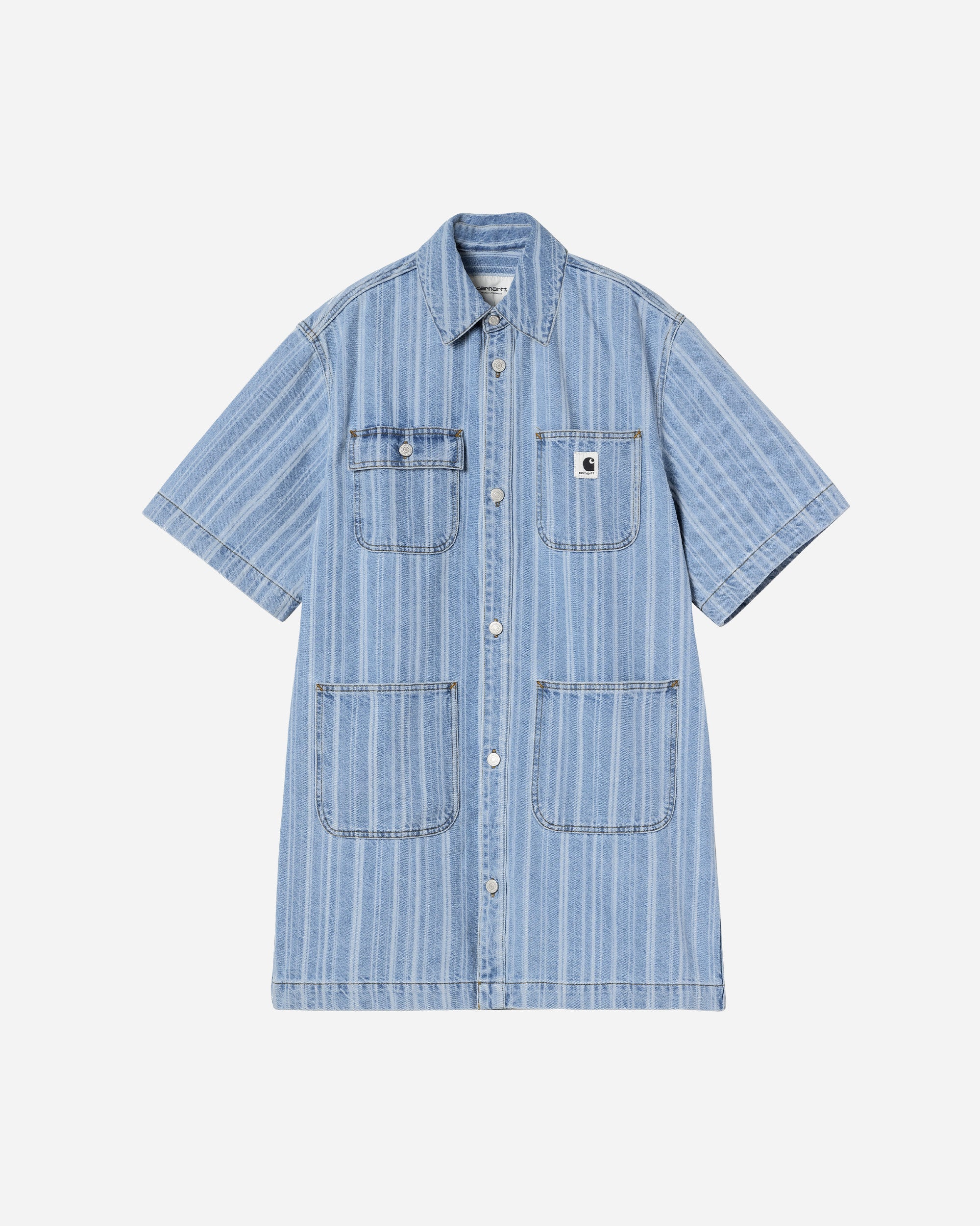 Carhartt WIP W' Rylan Dress Blue stone bleached I035578-32H12