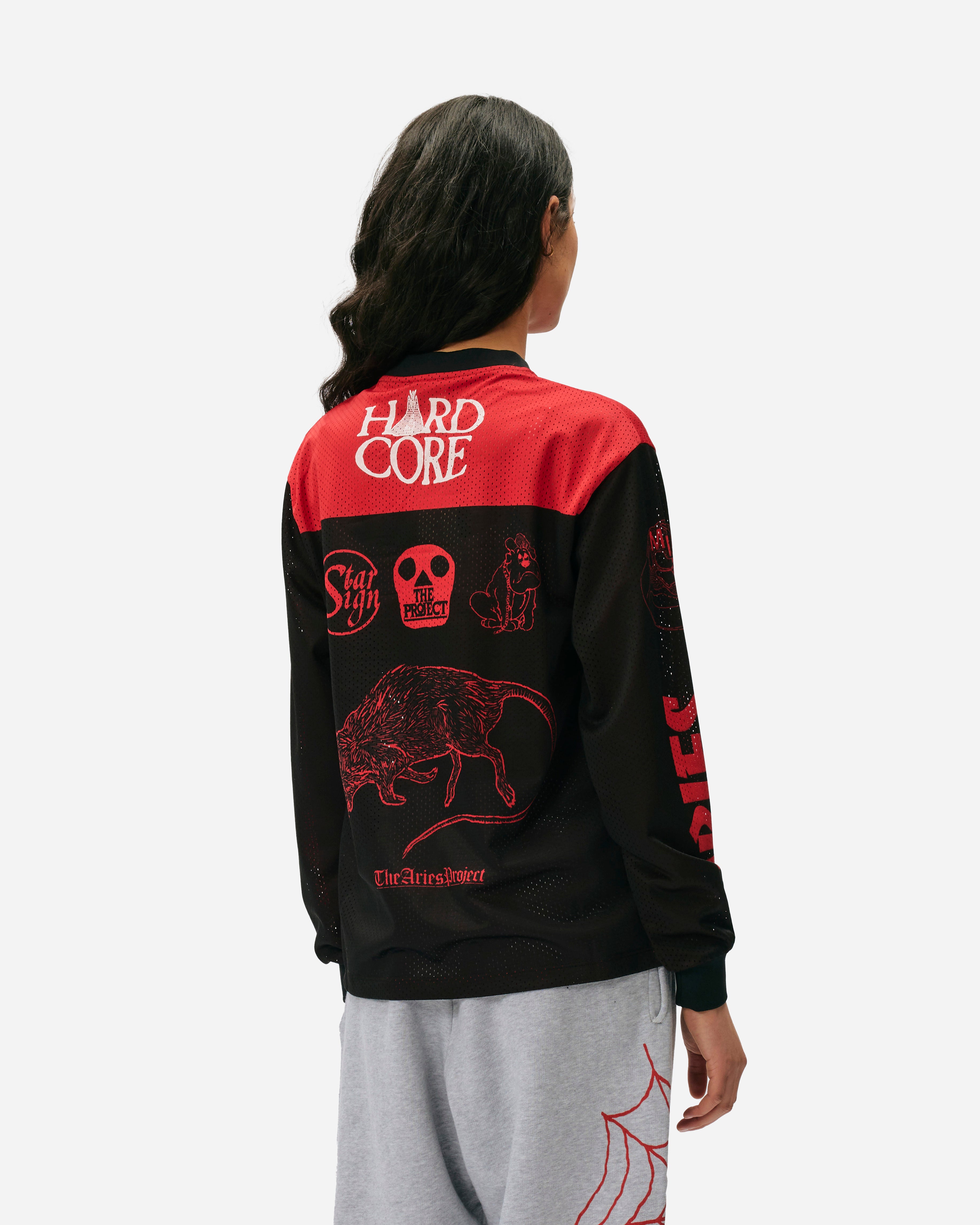 ARIES Airtex Metal T-shirt Black/Red SUAR40023X-BLKRD