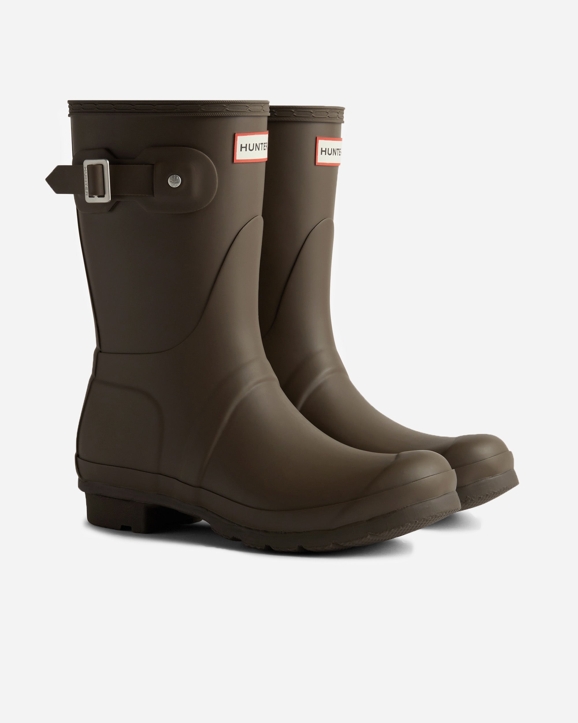 Hunter Womens Original Short Boot CHOCOLATE BROWN WFS1000RMACB