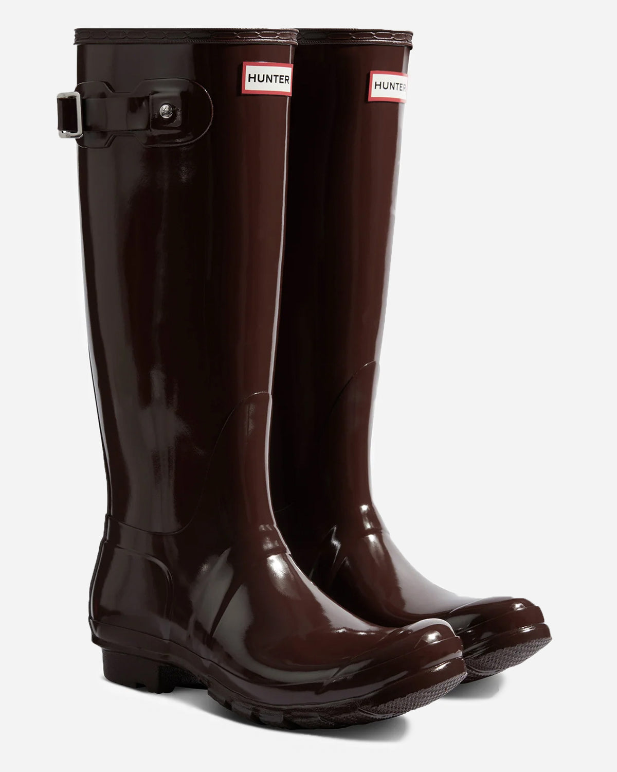 Hunter Original Tall Gloss Boot CHOCOLATE BROWN WFT1000RGLCB