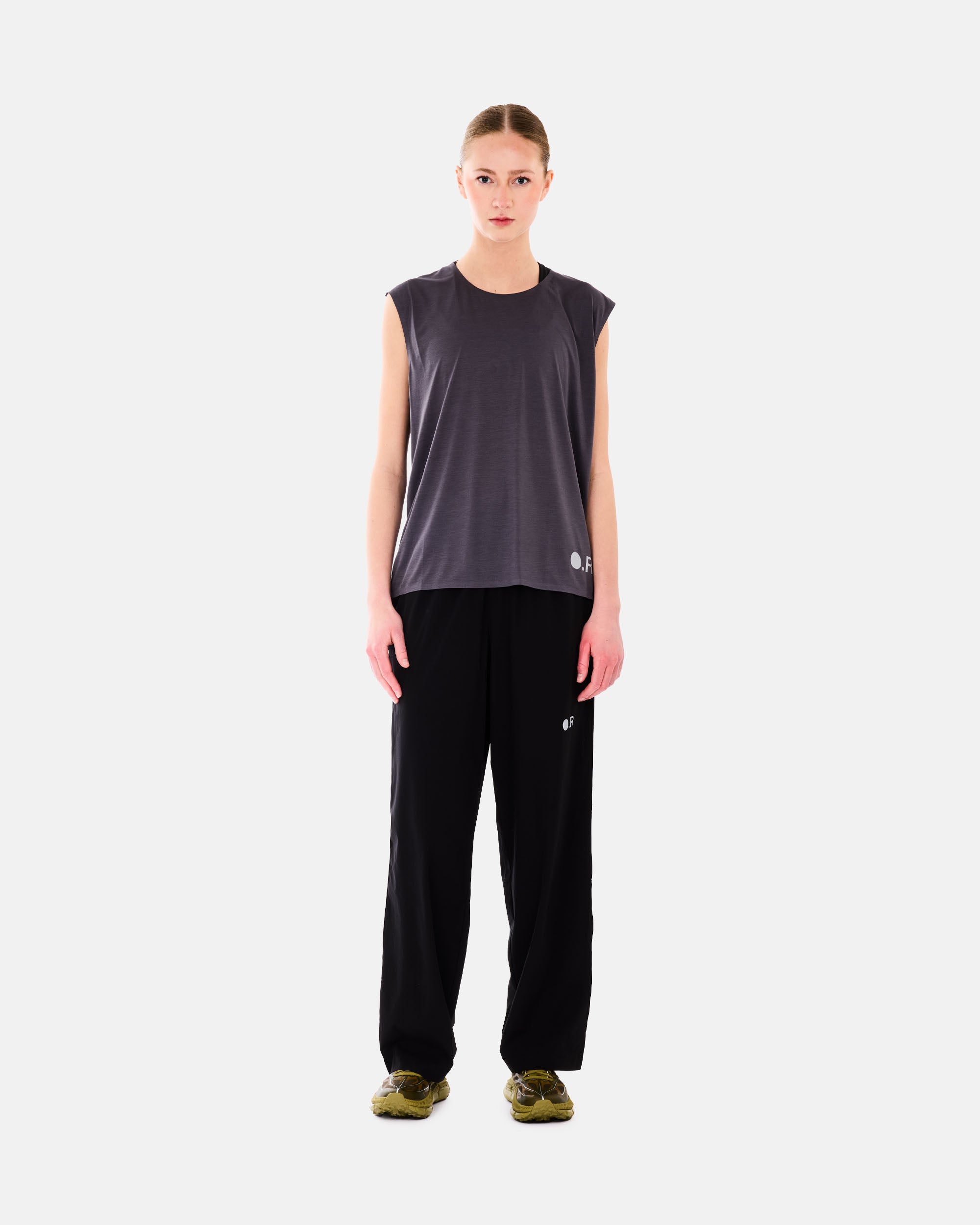 Optimistic Runners Wide Pants BLACK WLP25BK