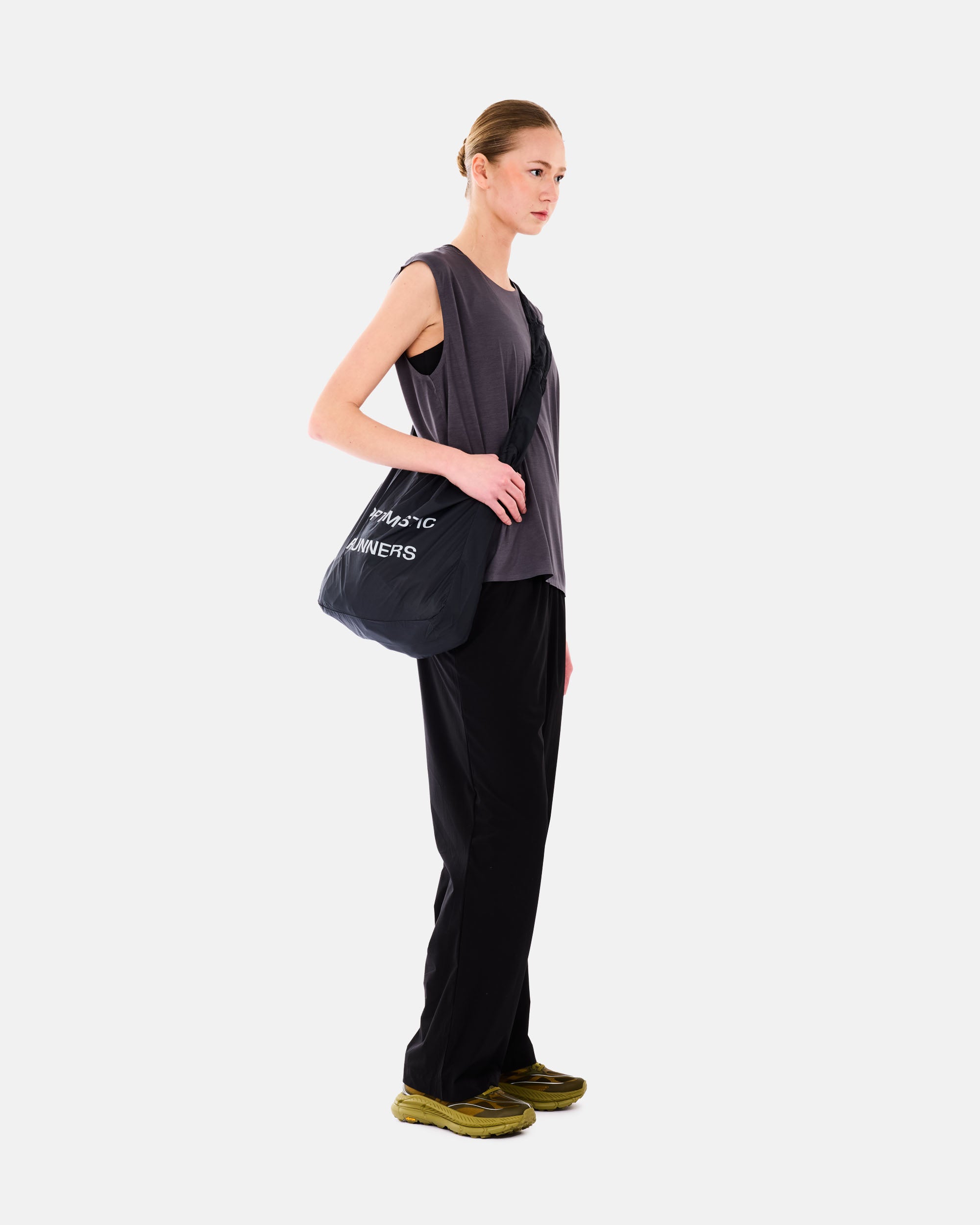 Optimistic Runners Wide Pants BLACK WLP25BK