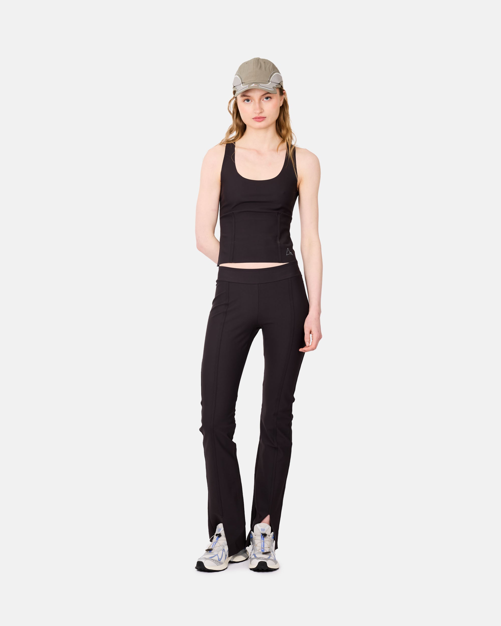 ROA Spine Compression Tank Top Dark Brown YBWW006JY02