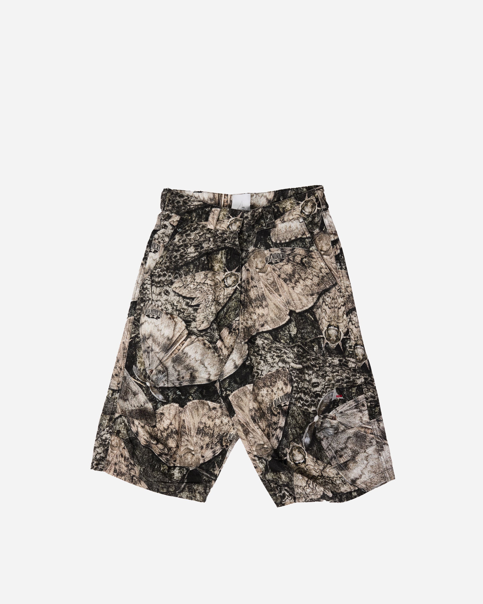 ROA Siera Moth Print 3/4 Pant Brown YBWW022FA08