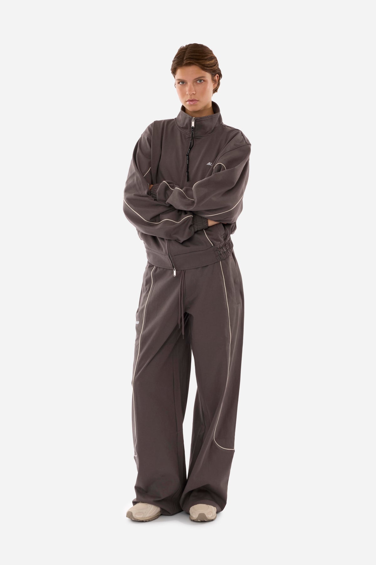 ALIS Hristo Tony Fit Track Top DARK GREY 122-59