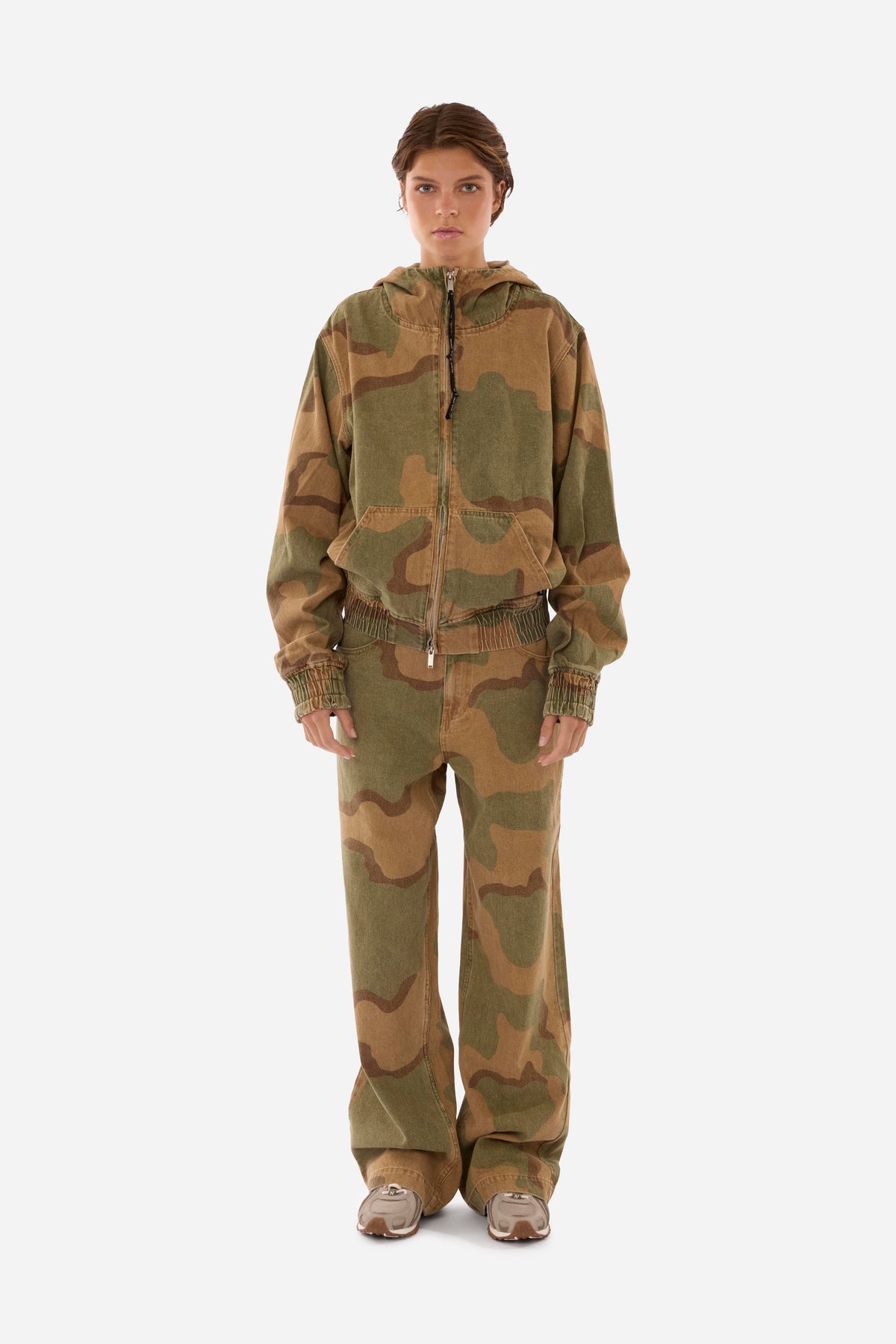 ALIS Bam Wide Fit Jeans W/ Alis Tag Print CAMOUFLAGE 31-53