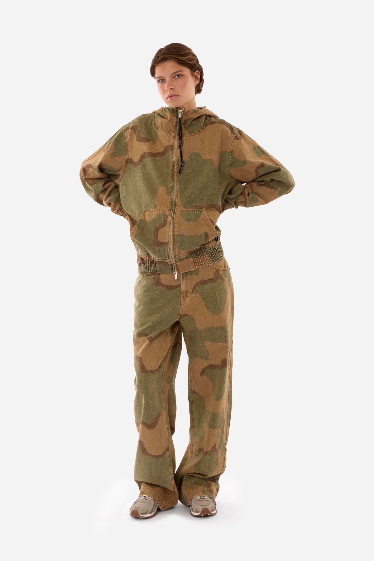 ALIS Bam Wide Fit Jeans W/ Alis Tag Print CAMOUFLAGE 31-53