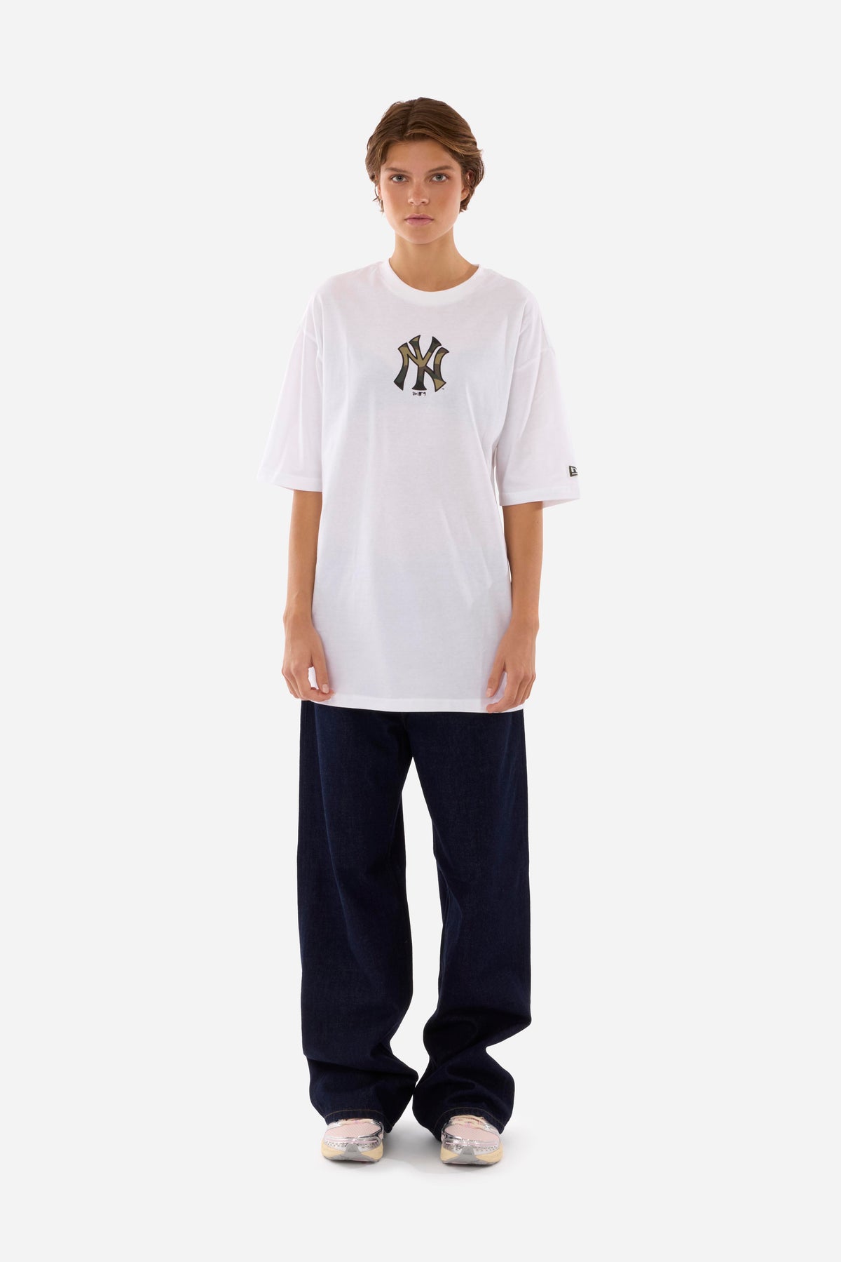 New Era MLB Infill Oversized T-Shirt WHI 60856215