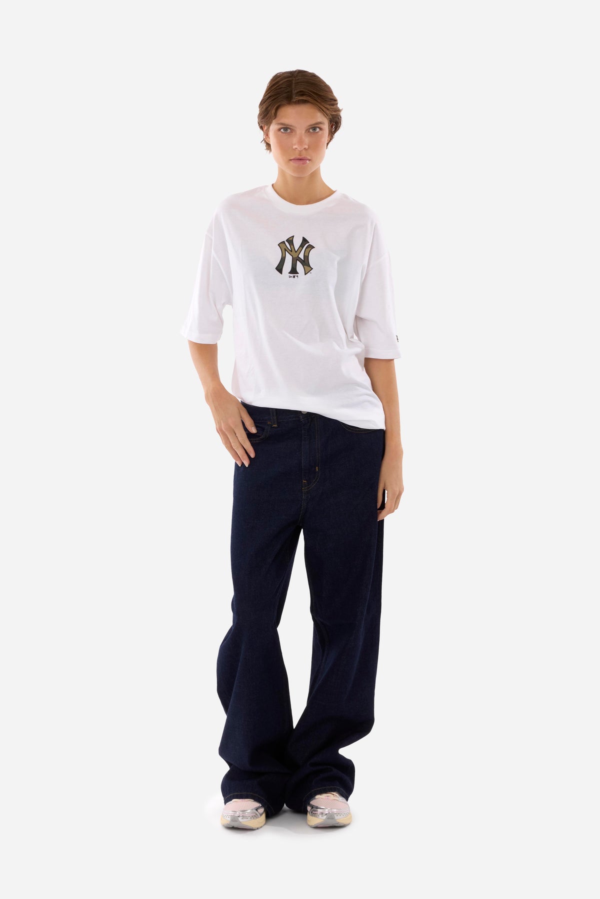 New Era MLB Infill Oversized T-Shirt WHI 60856215