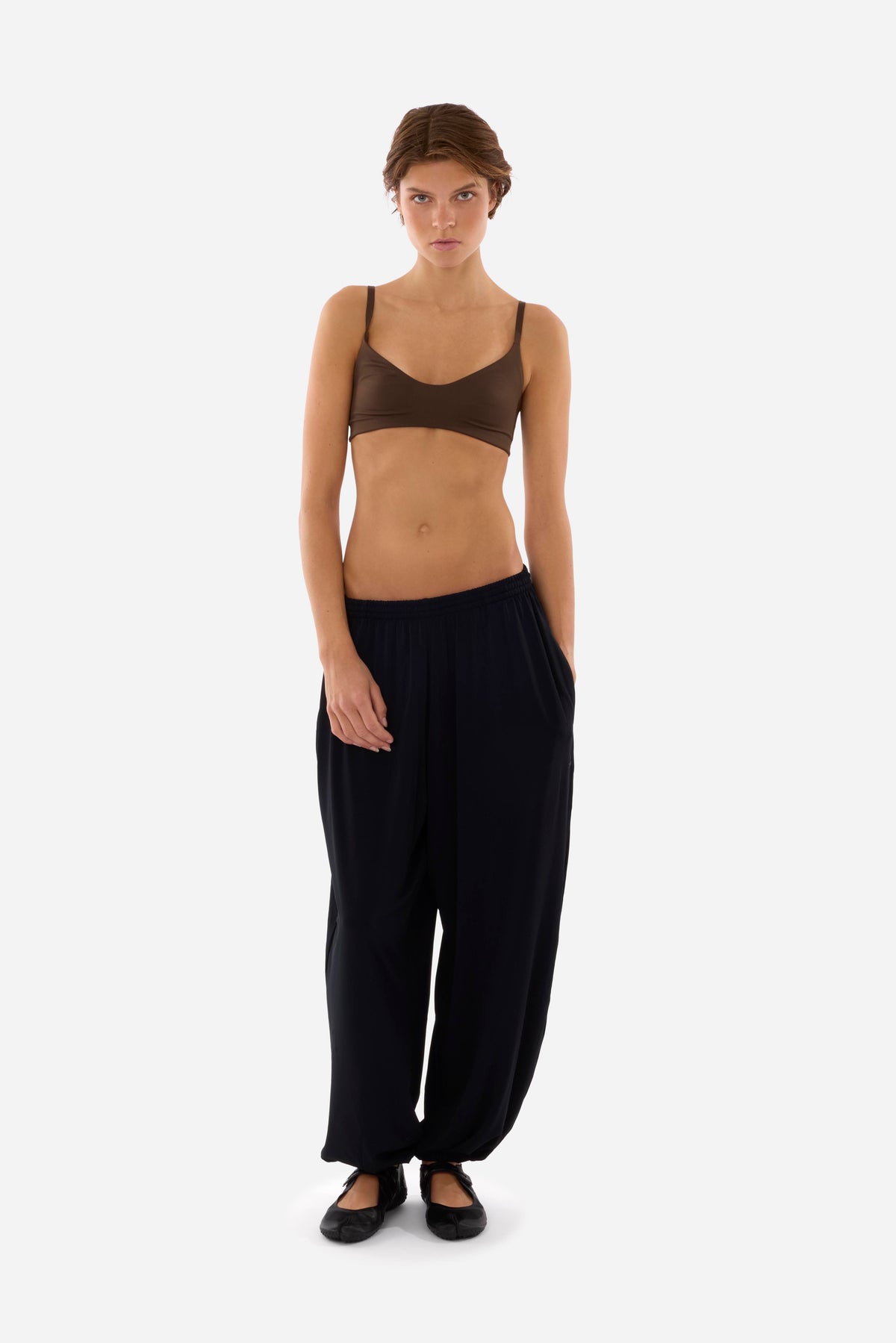 NikeSKIMS NikeSKIMS Matte Micro Scoop Bra NSKM DARK SEPIA IR5032-233
