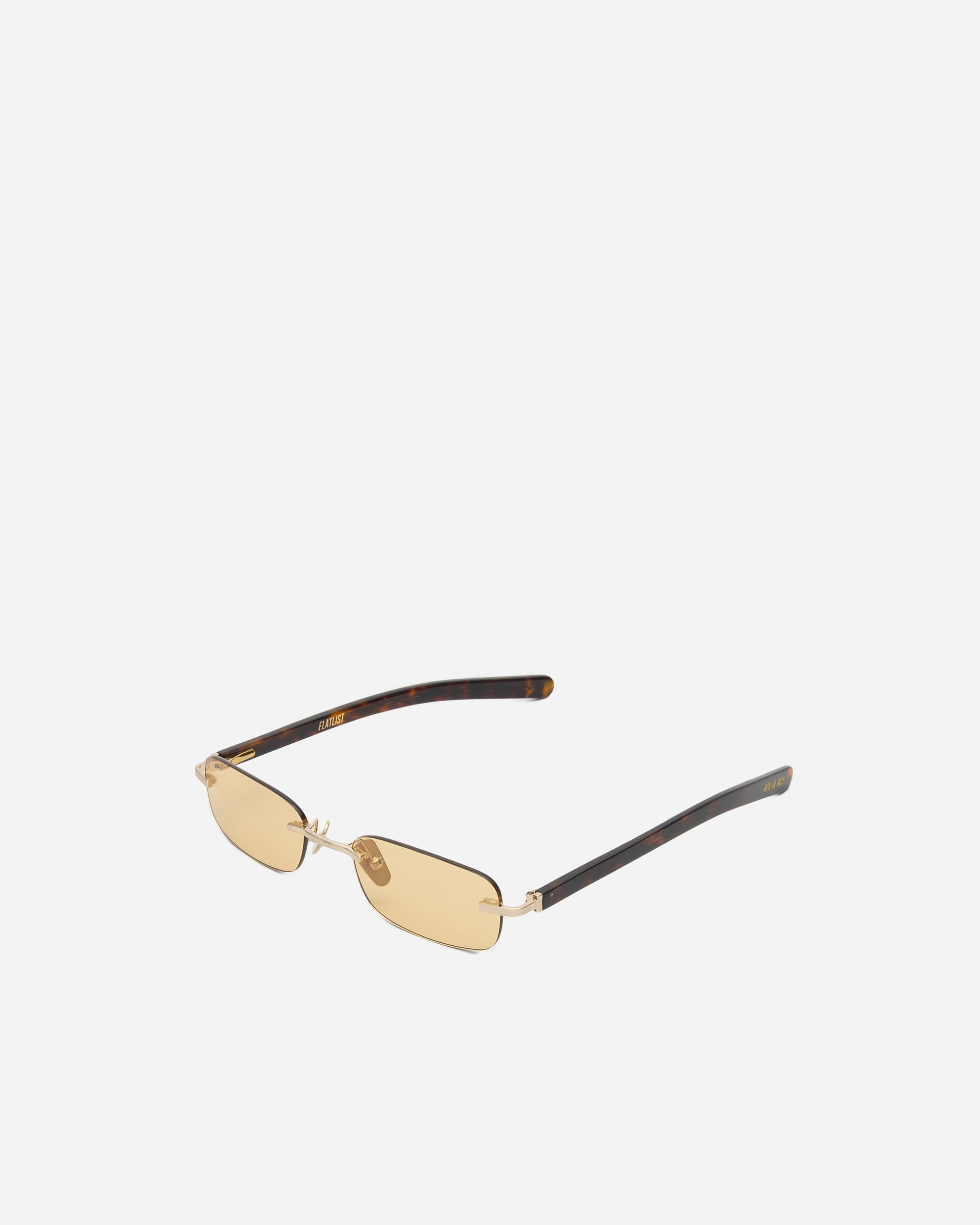 FLATLIST Milo Brushed Gold Dark Tortoise/Yellow 01-073-M22-01