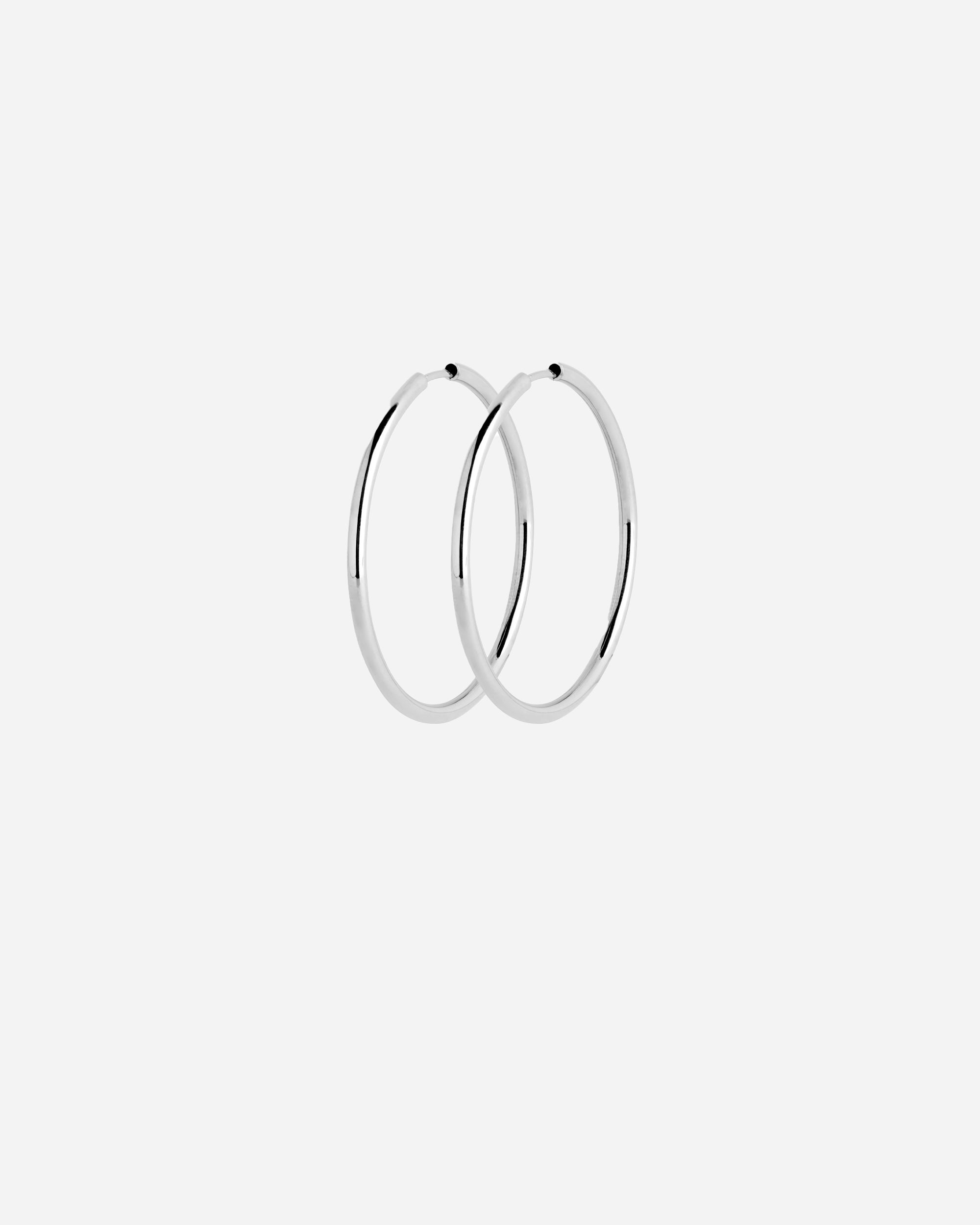 Maria Black Senorita 35 Hoops Silver 100701AG-35